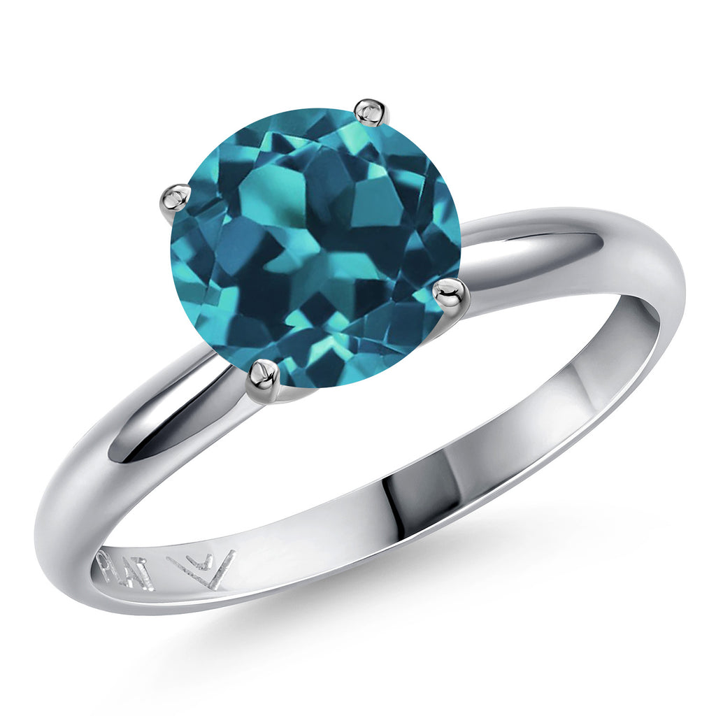 London Blue Topaz - November_5_Ring in Platinum