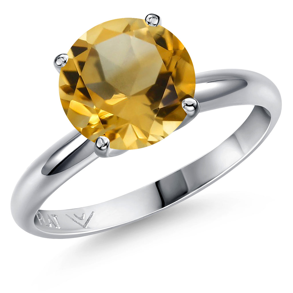Citrine - November_7_Ring in Platinum