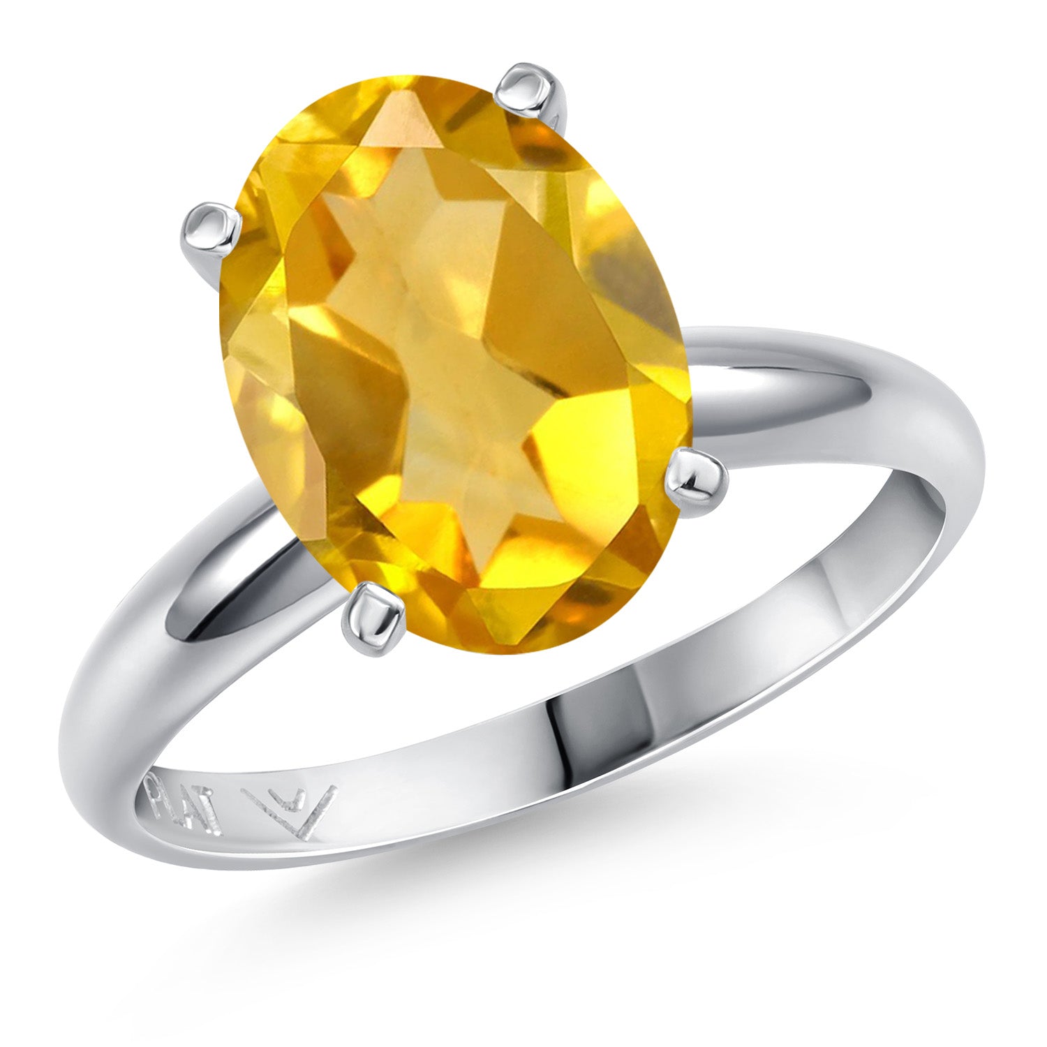 Citrine - November_6_Ring in Platinum