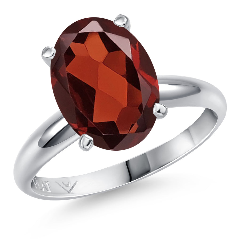 Garnet - January_5_Ring in Platinum