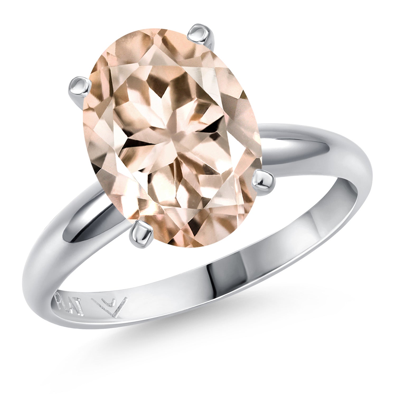 Morganite - October_9_Ring in Platinum
