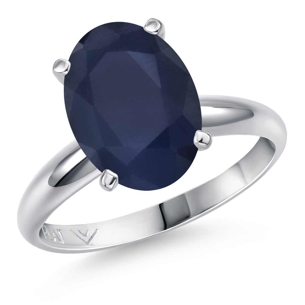 Blue Sapphire - September_6_Ring in Platinum