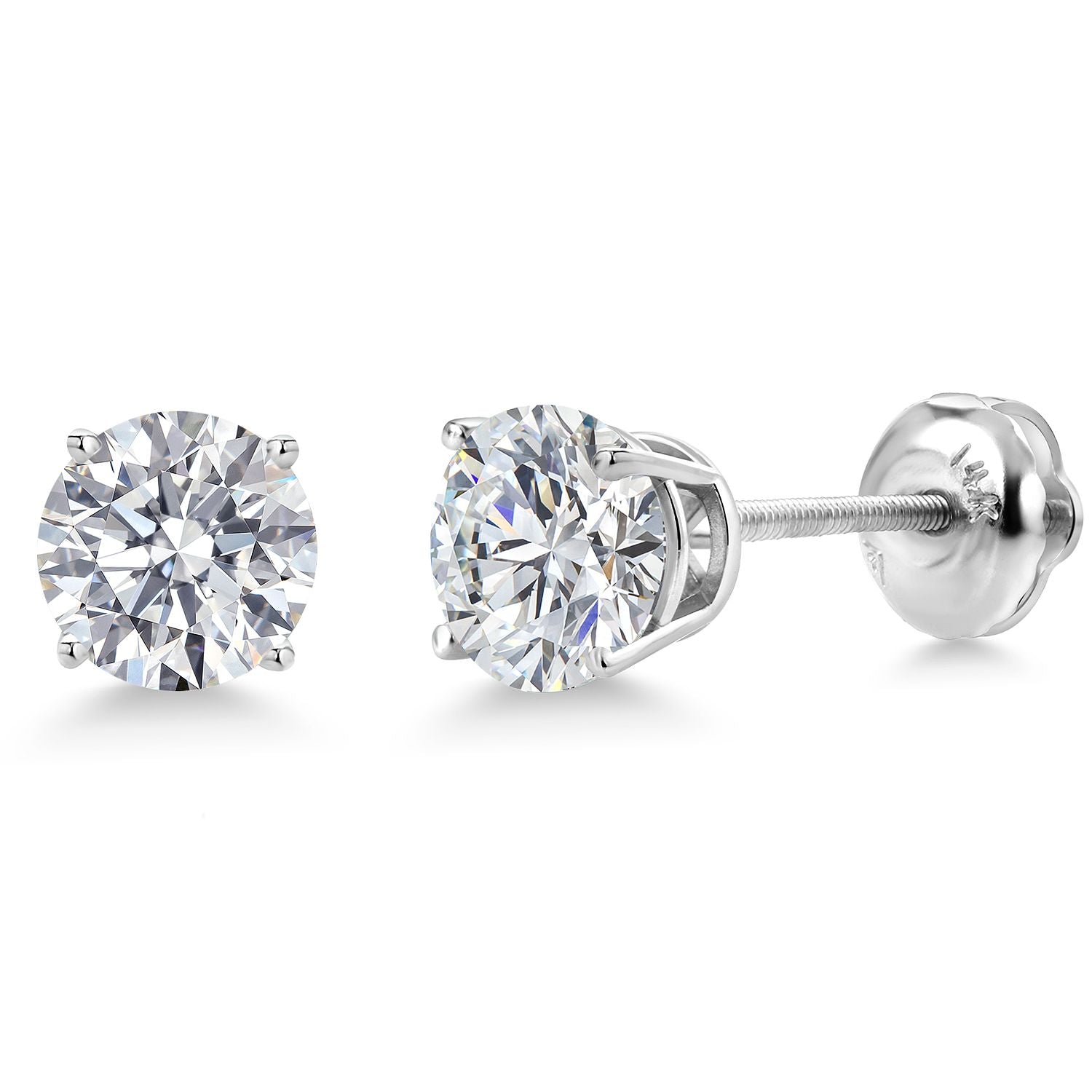 3.00 Carat - IGI Certified_14K White Gold_Earrings in 14K White Gold