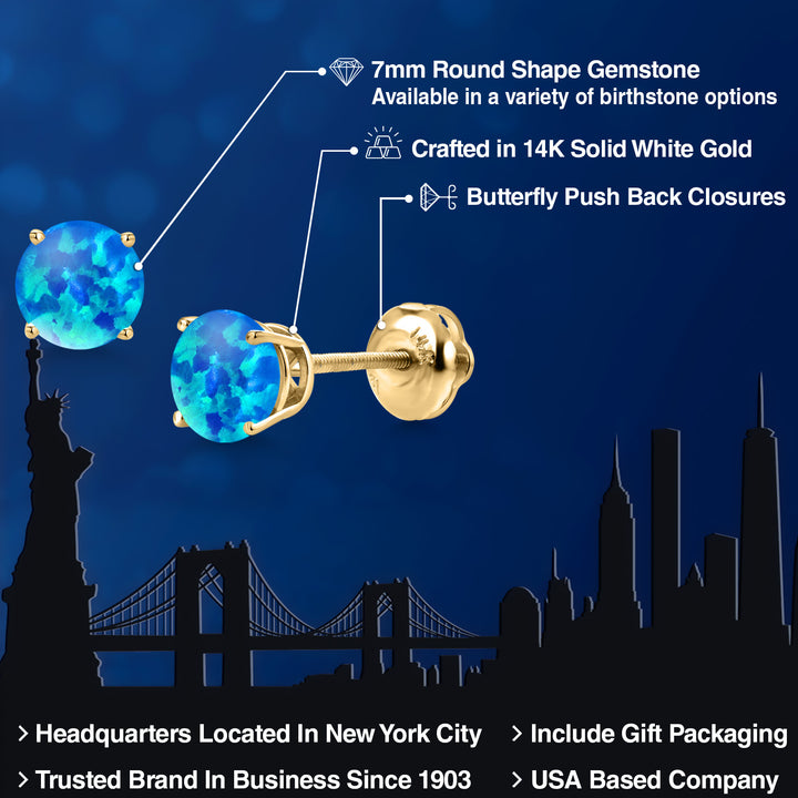 Earrings in 14K Yellow Gold