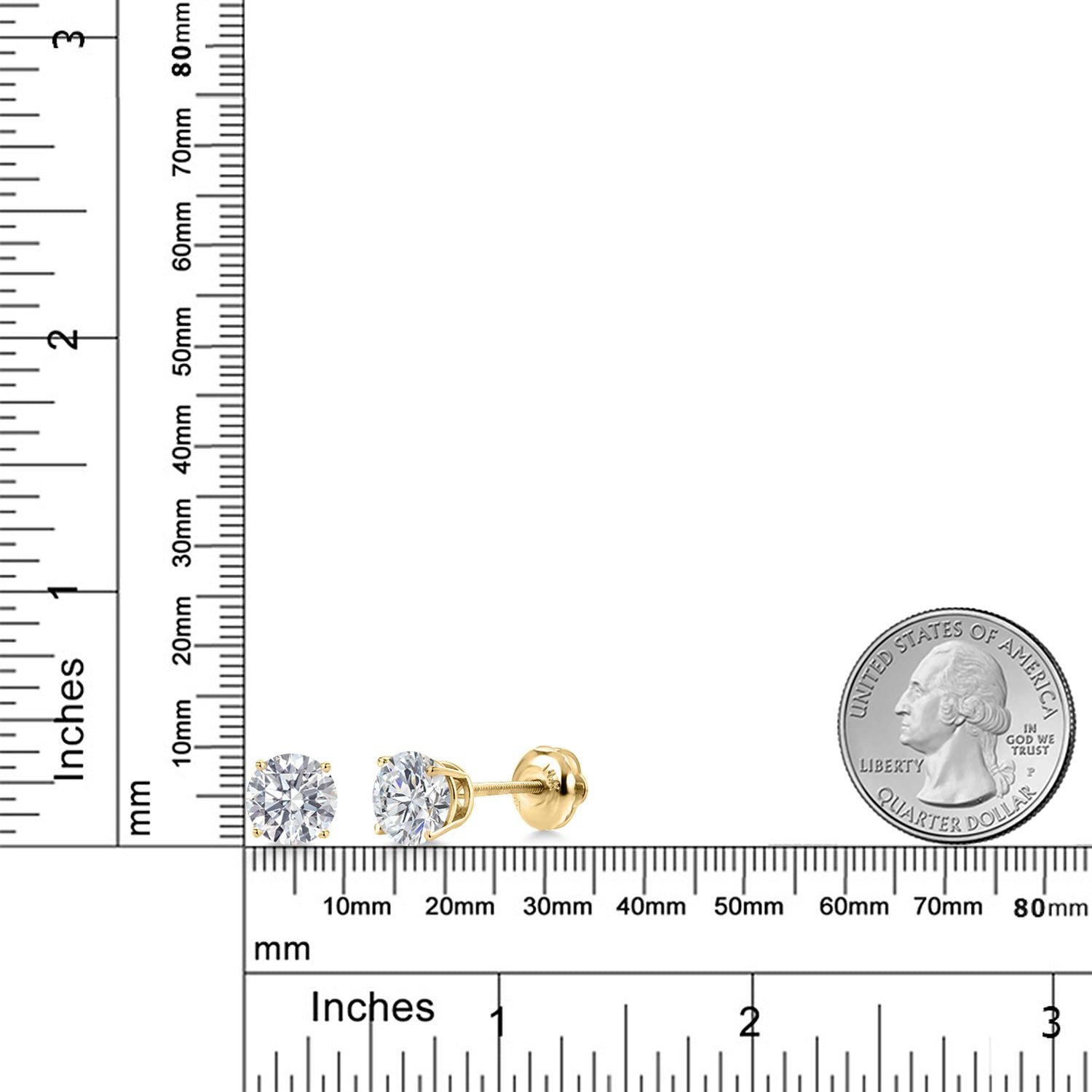 Earrings in 14K Yellow Gold