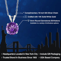 Necklace in 14K White Gold