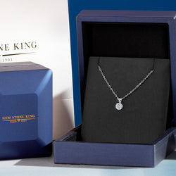 Necklace in 14K White Gold
