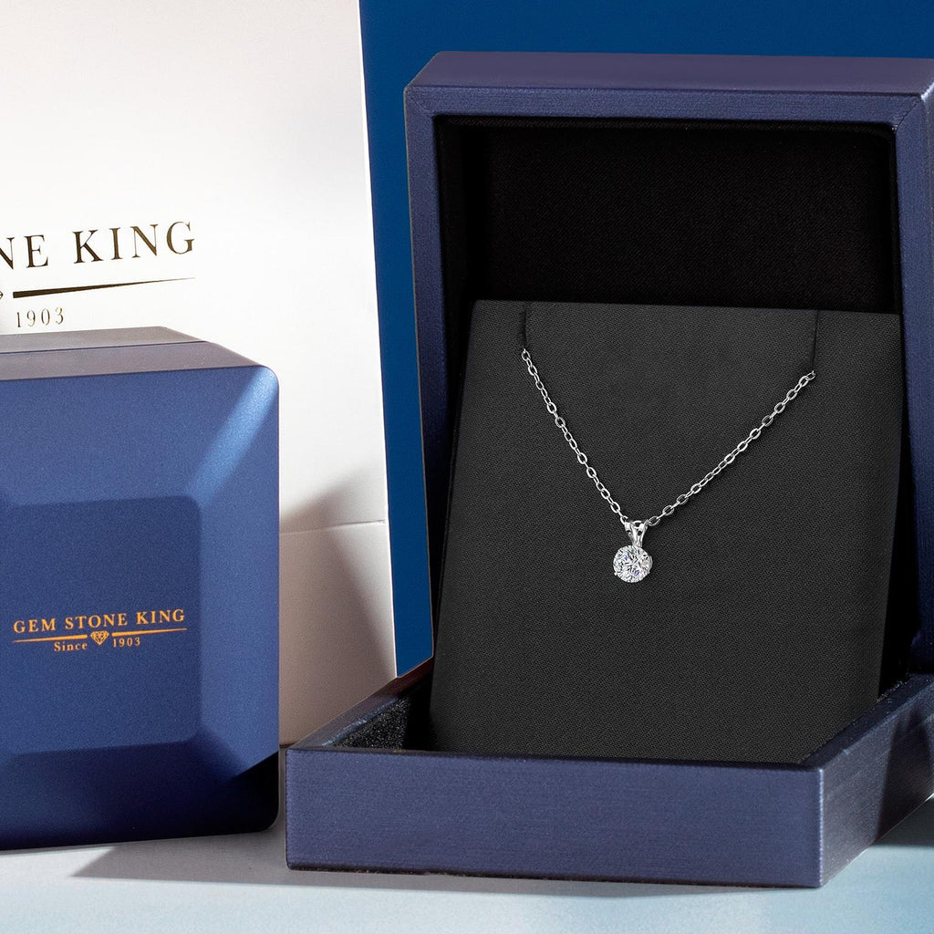 Necklace in 14K White Gold