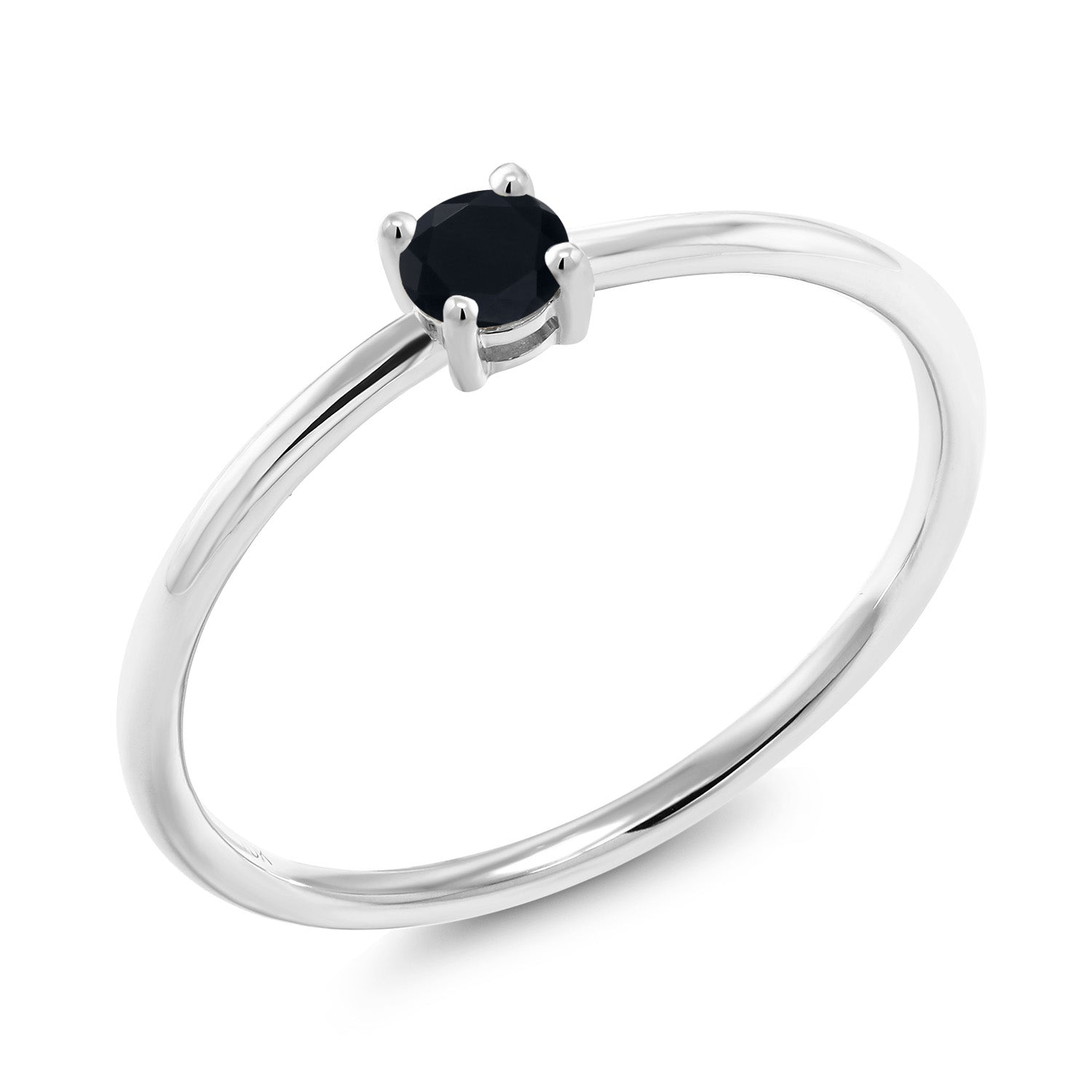 Onyx - December_7_Ring in 10K White Gold