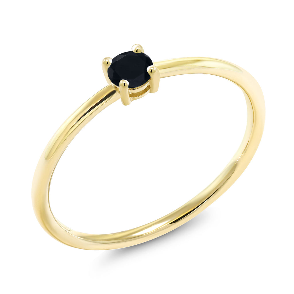 Onyx_8_Ring in 10K Yellow Gold