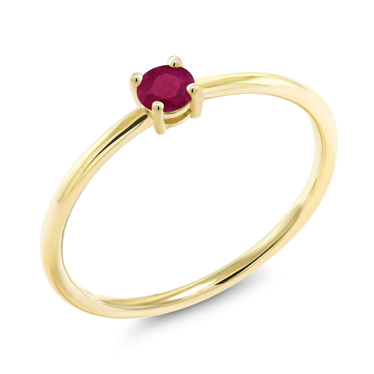 Ruby - July_9_Ring in 10K Yellow Gold