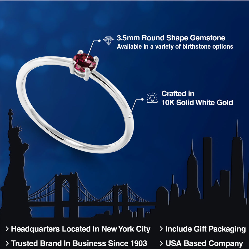 Ring in 10K White Gold