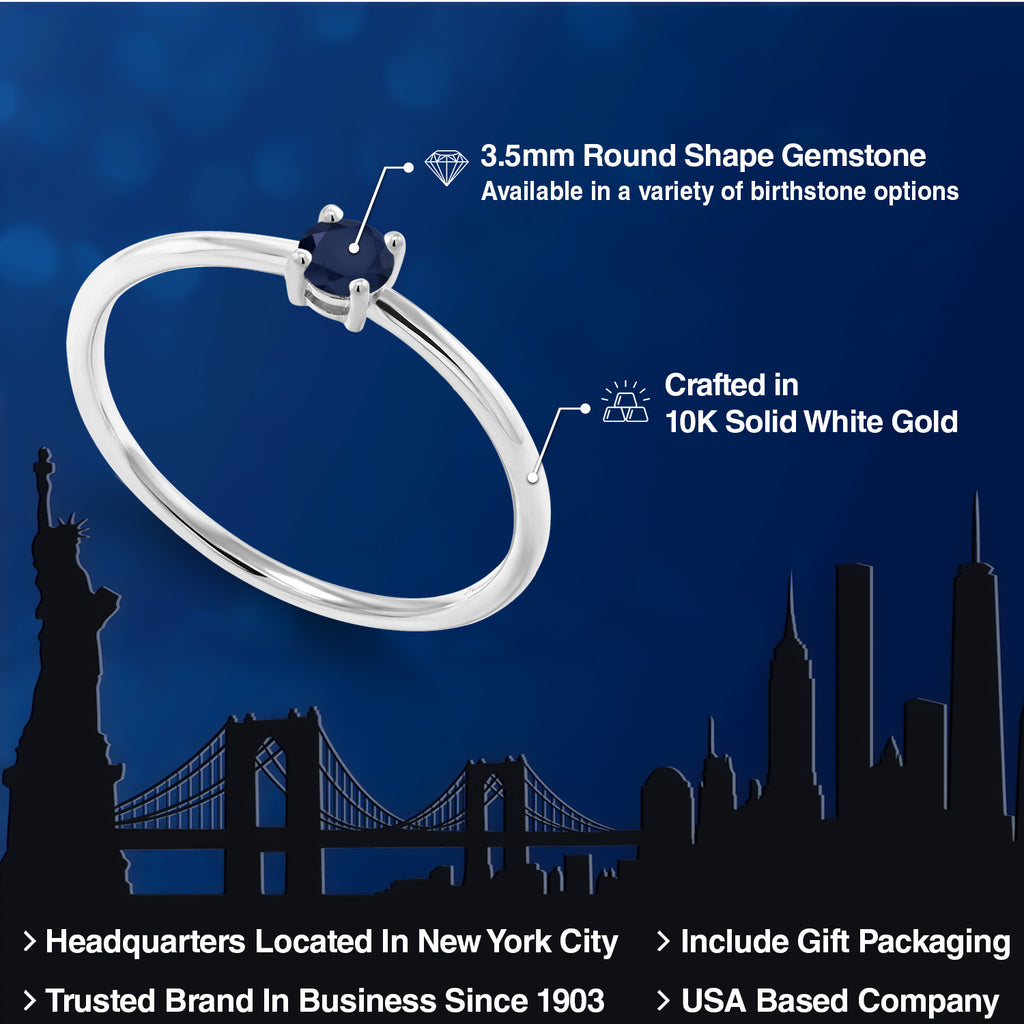 Ring in 10K White Gold