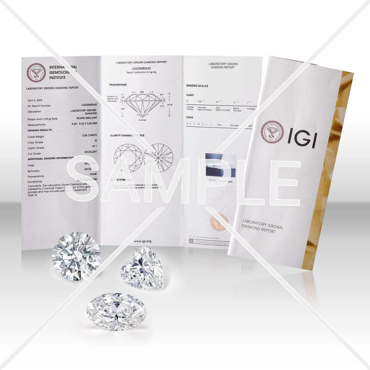 White Lab Grown Diamond - April_5_Ring in 14K Two Tone Gold