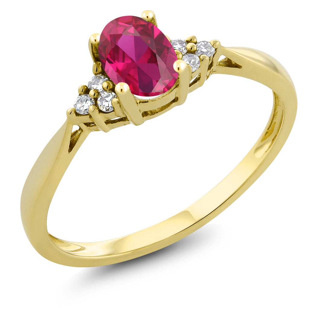 Created Ruby - July_6_Ring in 14K Yellow Gold