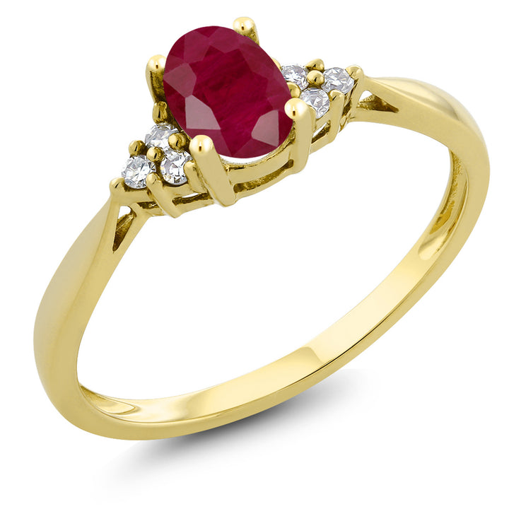 Ruby - July_6_Ring in 14K Yellow Gold
