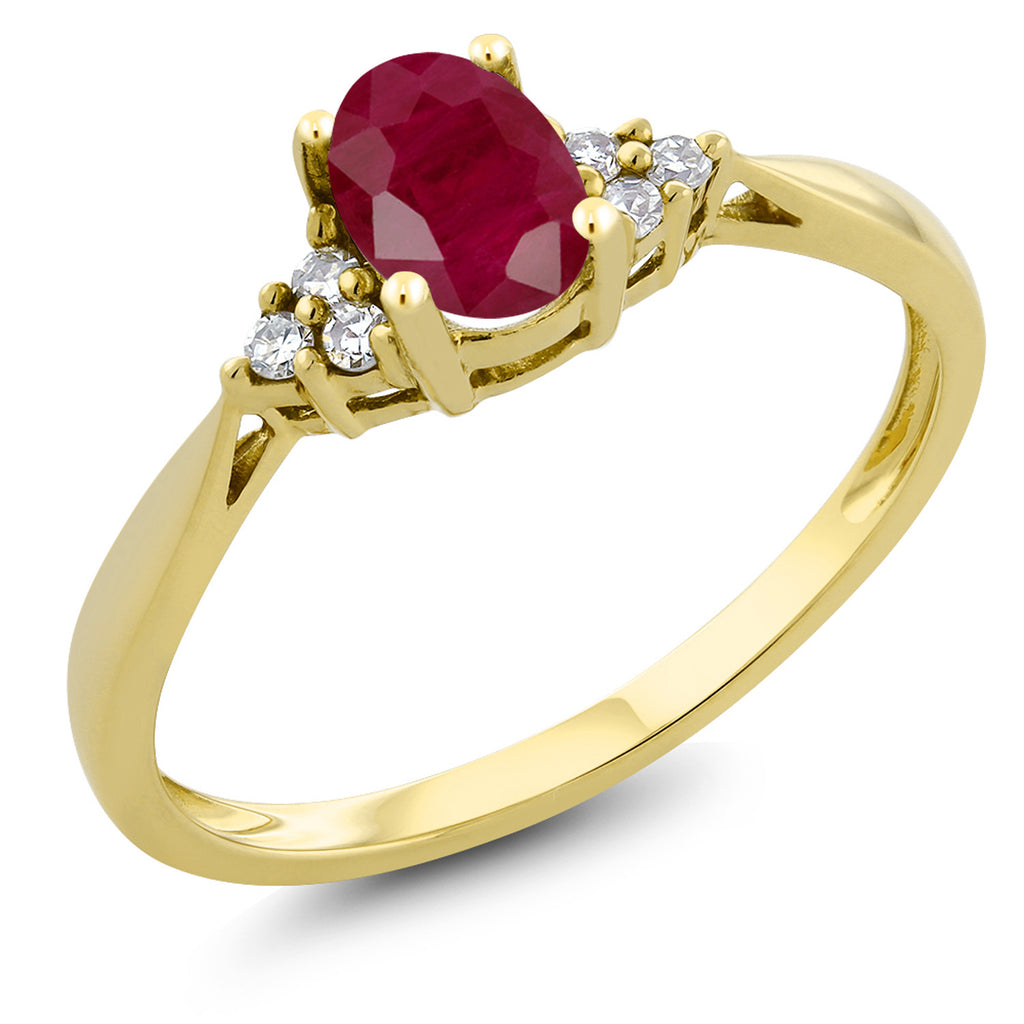 Ruby - July_9_Ring in 14K Yellow Gold