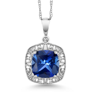 Necklace in 10K White Gold