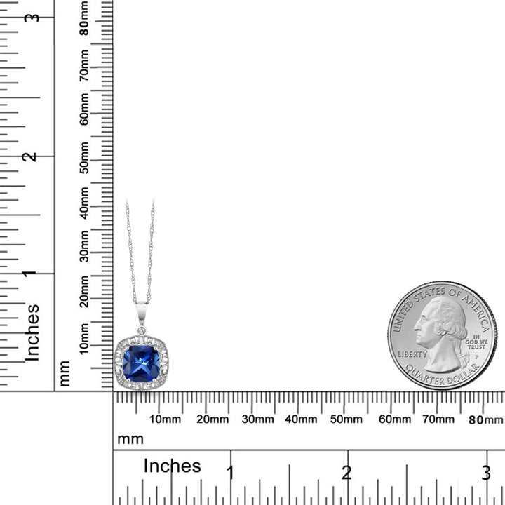 Necklace in 10K White Gold