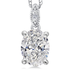 Pendant in 10K White Gold