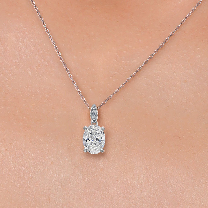 Pendant in 10K White Gold