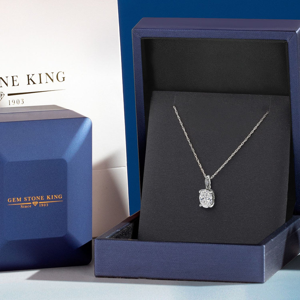 Pendant in 10K White Gold