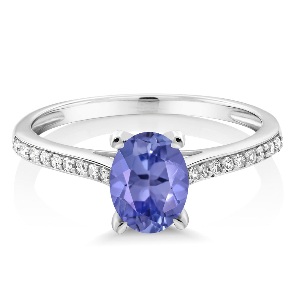 Tanzanite - December_5_Ring in 10K White Gold