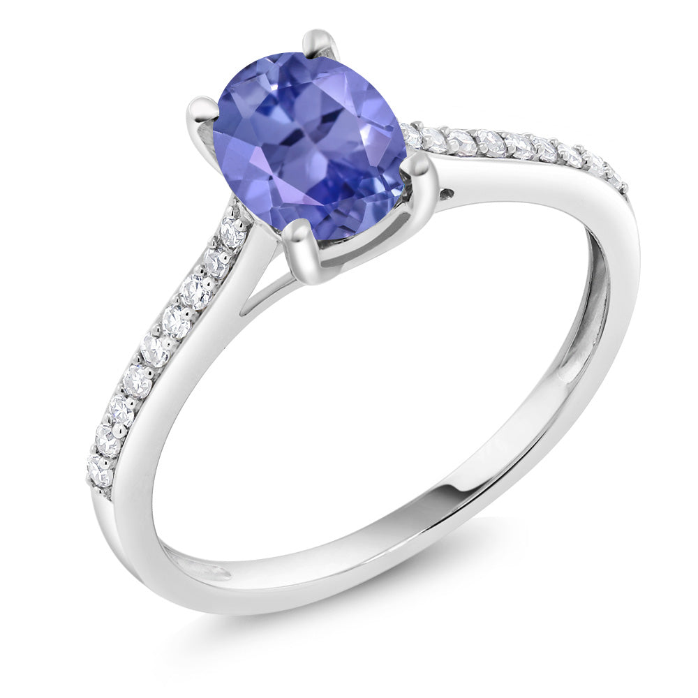 Tanzanite - December_7_Ring in 10K White Gold