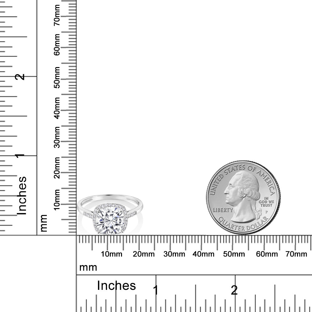Ring in 10K White Gold