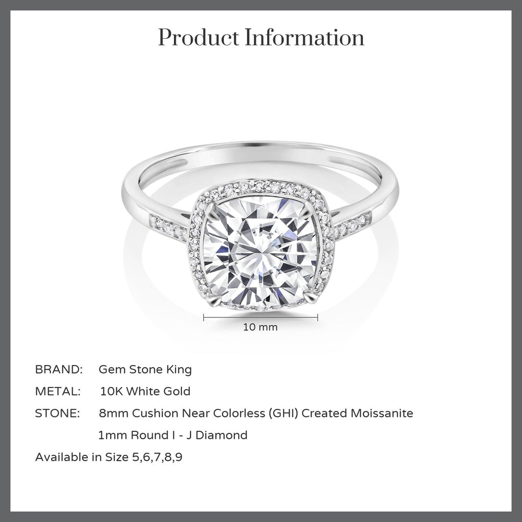 Ring in 10K White Gold