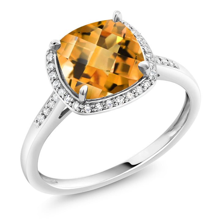 Ring in 10K White Gold