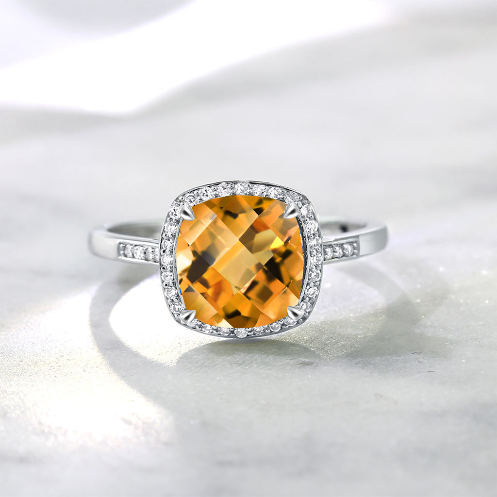 Ring in 10K White Gold