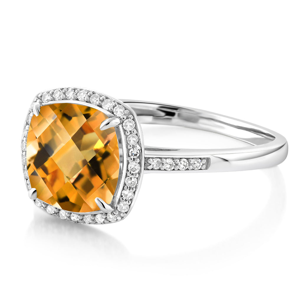 Ring in 10K White Gold