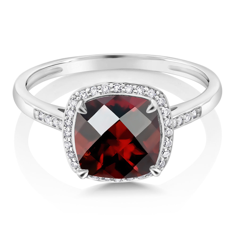 Ring in 10K White Gold