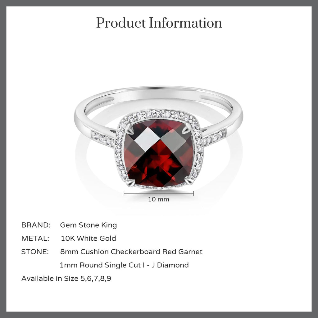 Ring in 10K White Gold