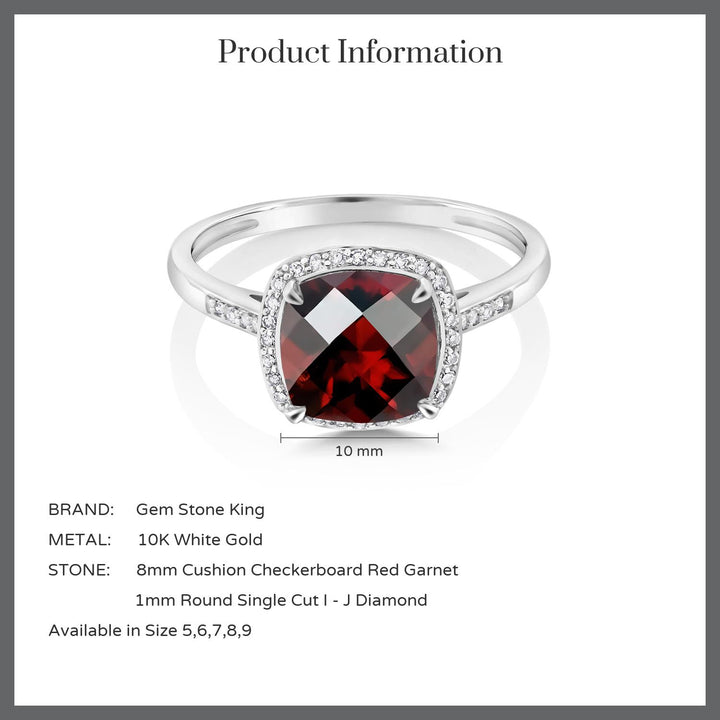 Ring in 10K White Gold