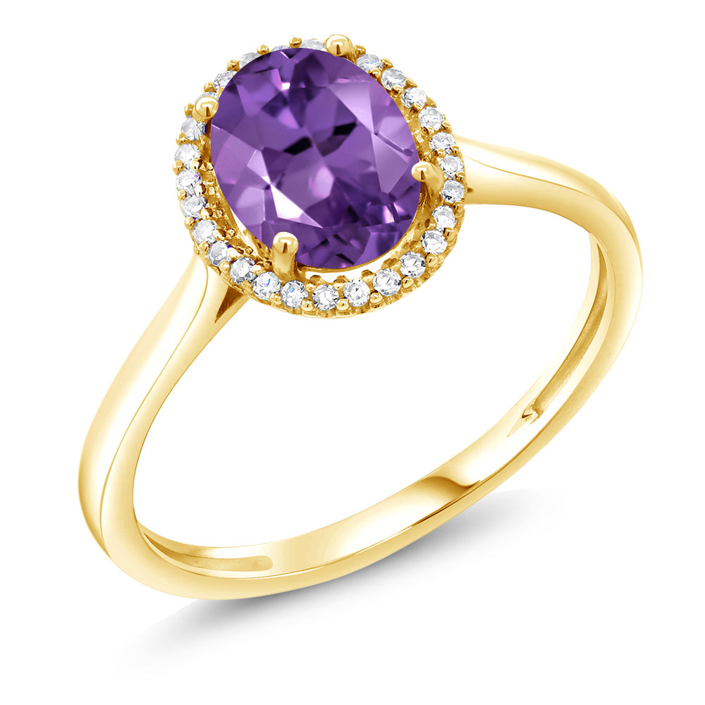 Amethyst_9.5_Ring in 10K Yellow Gold