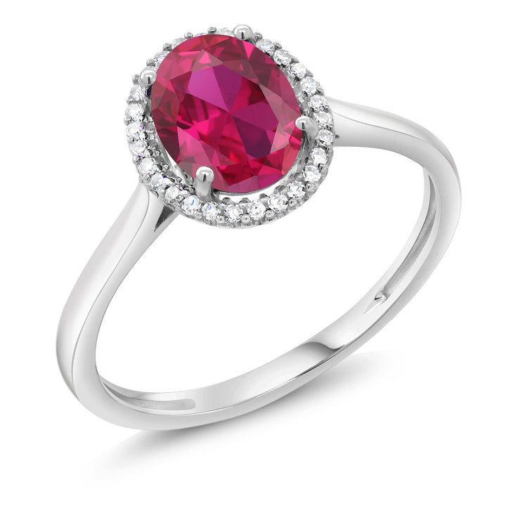 Created Ruby - July_5_Ring in 10K White Gold