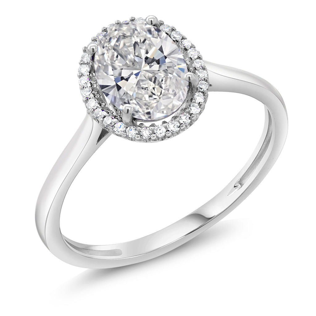 Ring in 10K White Gold
