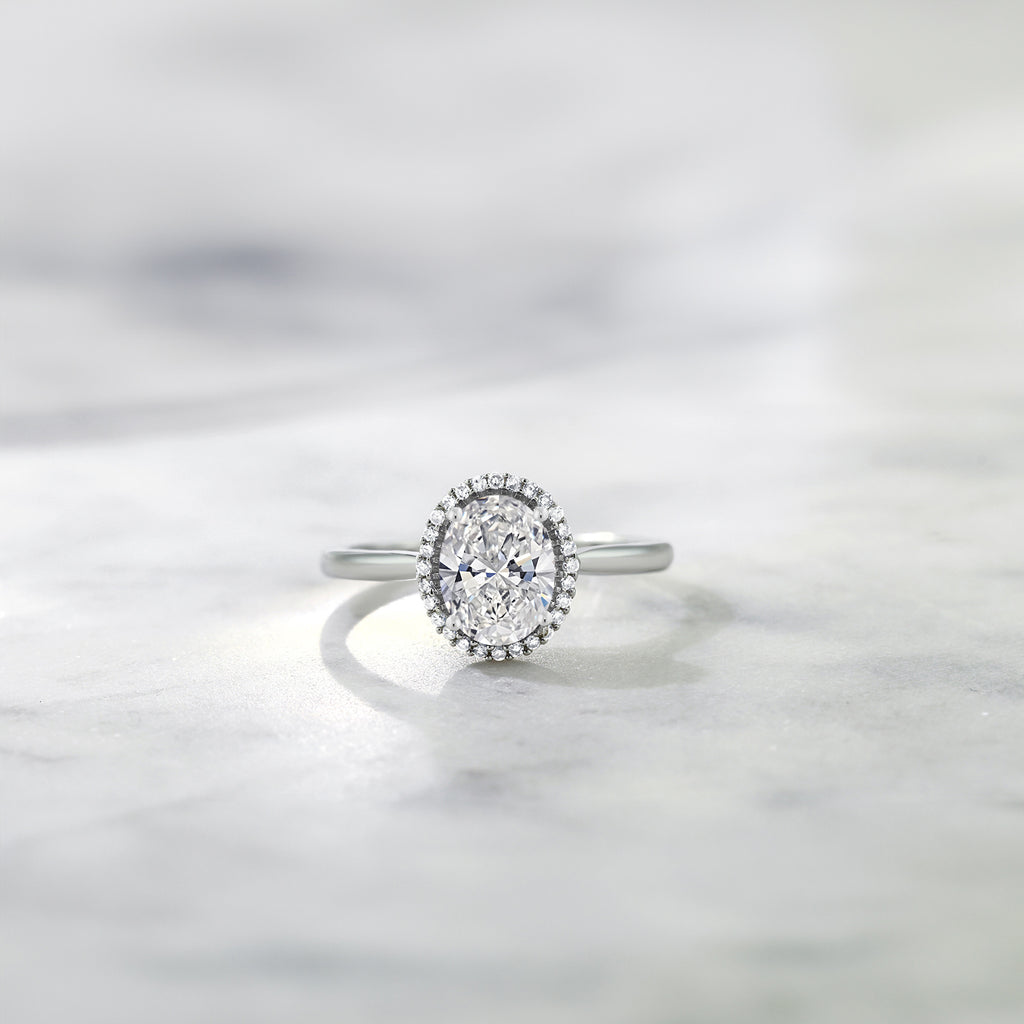 Ring in 10K White Gold