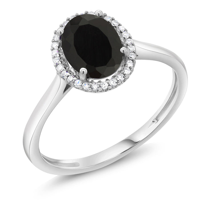 Onyx_5_Ring in 10K White Gold