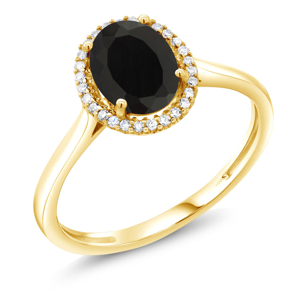 Onyx_10_Ring in 10K Yellow Gold