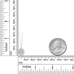 Pendant in 10K White Gold