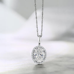 Pendant in 10K White Gold