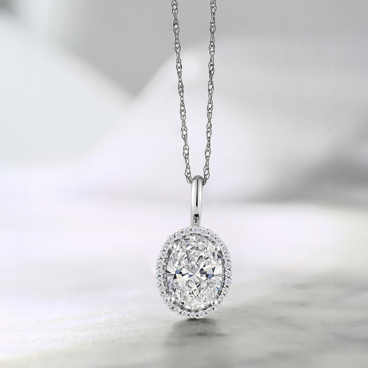 Pendant in 10K White Gold