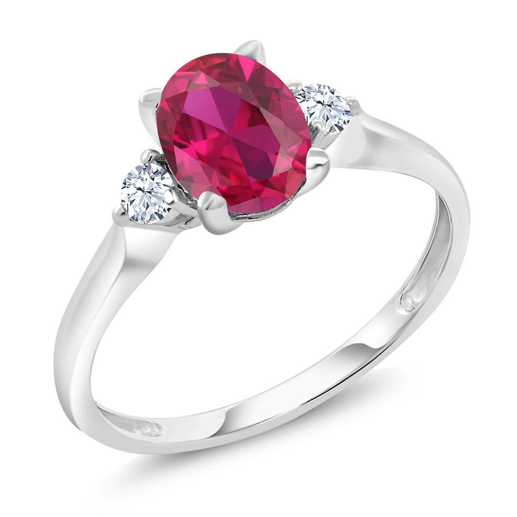 Created Ruby - July_5_Ring in 10K White Gold