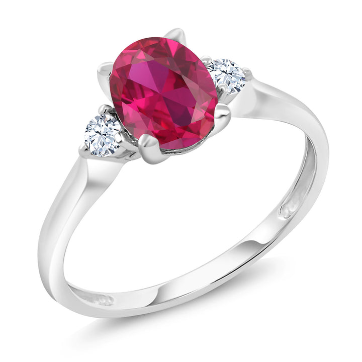 Created Ruby - July_6_Ring in 10K White Gold