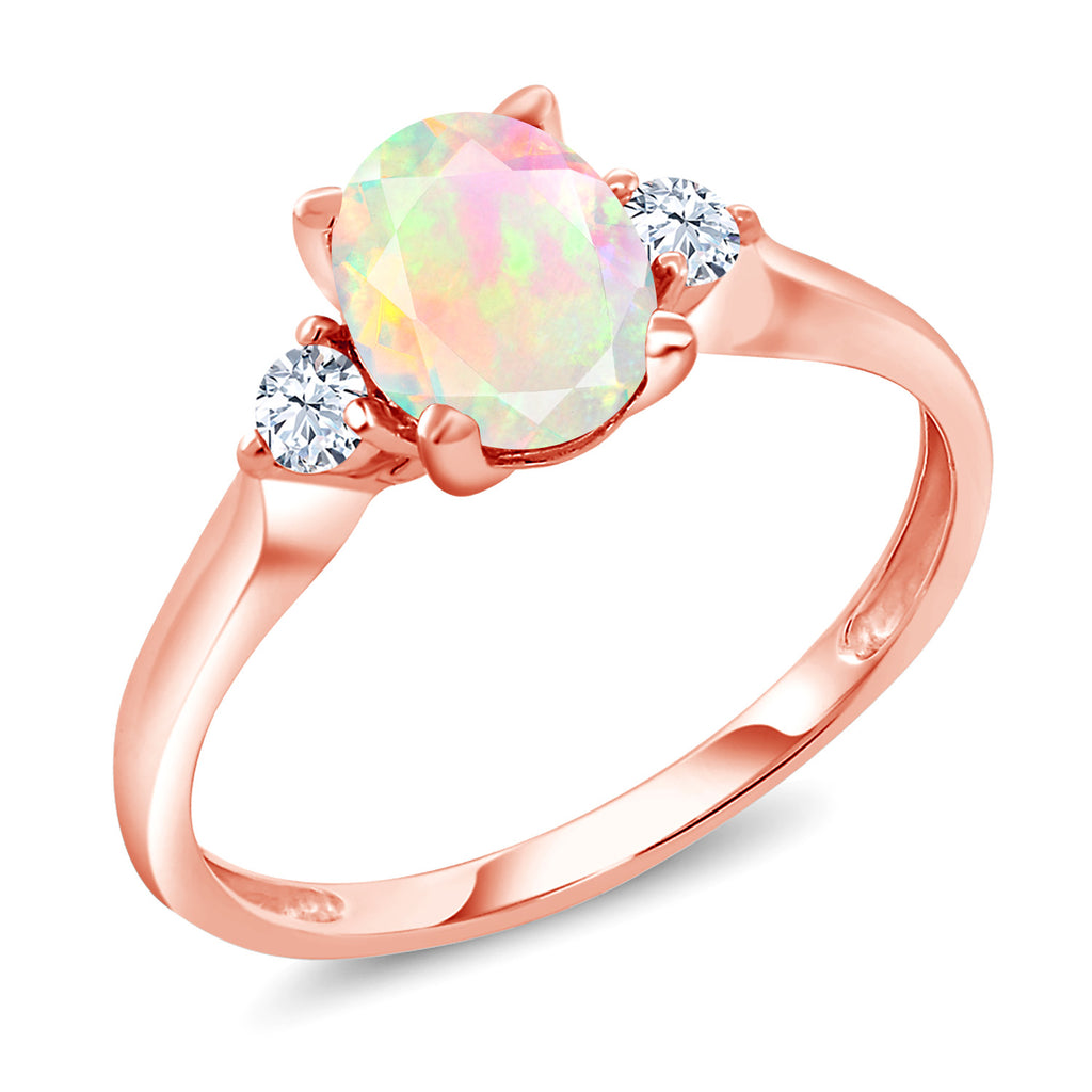 Ethiopian Opal - October_6_Ring in 10K Rose Gold