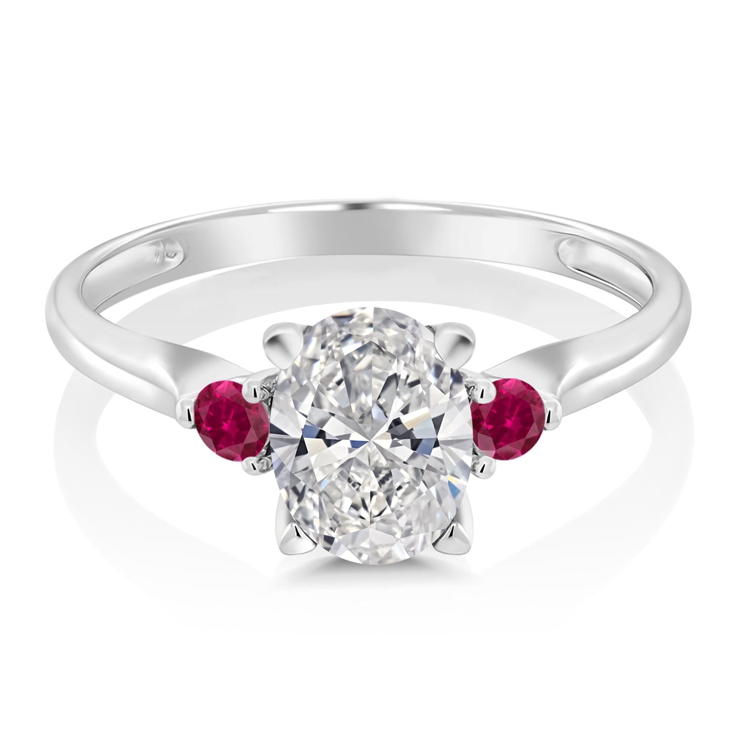 Ring in 10K White Gold