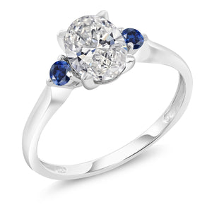 Ring in 10K White Gold